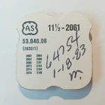 As Cal 2061 Part #2632/1 Date Unlocking Yoke Nos Watch 2063 2064 2066 2073. Fixed Price $14.50.