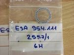 Eta 954.111, 554.111, 954.112, Tissot 3242 Date Disc, Black And White, #2557, 6. Fixed Price $32.00.
