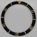 Bezel Insert For Rolex Submariner Watch Black Gold Cases 16613 16618 16803 16808. Fixed Price $18.77.