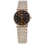 New Longines Grande Classique Quartz Brown Women's Watch L4.512.1.67.D. Fixed Price $1500.05.