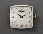 Rare Vintage Running Longines Cal. 19.4 17 Jewels Diamond Dial Movement. Fixed Price $149.99.