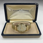 Vintage Girard Perregaux Gyromatic 17J 10K Gf Men's Manual Watch W/case - Works. Fixed Price $497.00.