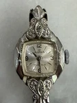Vintage Alpha 17 Jewels Women's Mechanical Watch With Decorative Bezel. Fixed Price $45.00.