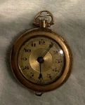 Vintage Ladies Pocket Pendent Watch 15 Jewel Gold ? B & Royal Warranted. Fixed Price $93.00.