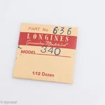 Longines Genuine Material Yoke Spring Plate Part 636 For Cal. 340. Fixed Price $29.95.