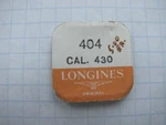 Longines Caliber 430, Part 404 Male Split Stem Watch Movement #0038. Fixed Price $32.00.