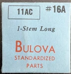 Nos New Genuine Bulova Cal. 11AC # 16A Long Winding Stem - Vintage Watch Part. Fixed Price $10.99.