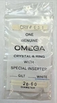 Original New Old Stock Omega Crystals Our Of Watchmakers Estate! Many Variations. Fixed Price $24.95.