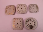 Waltham Vintage Metal Wrist Watch Dials 5 Piece Group Seconds 9 Etc.. Fixed Price $21.99.