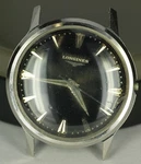 1957 Longines Steel Black Dial 2351-SW Vintage Watch For Parts Repair 23ZS 33MM. Fixed Price $299.99.
