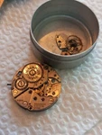 Vintage Marvin Military Watch Movement Parts Lot. 17 Jewels Cal 535. Fixed Price $24.95.