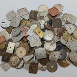 Lot Of 25 Vintage Watch Dials Faces Mixed Shapes Steampunk Craft Parts. Fixed Price $12.00.