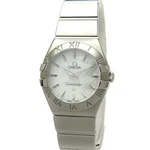 Omega Constellation 123.10.24.60.05.001 White Ladies Used Watch #22311. Fixed Price $1314.00.