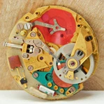 Vintage Wyler 13 Jewel Men's Electromechanical Wrist Watch Movement With Date. Fixed Price $69.00.