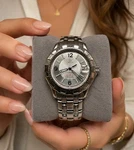 37MM Men's Omegamatic Seamaster Autoquartz Silver Dial Watch- Ref: 2514.30. Fixed Price $2000.00.