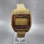 Seiko Digital Watch Men 34MM Gold Tone Alarm Chronograph A259-5040 Parts. Fixed Price $35.99.