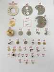 Jaeger Lecoultre Cal 219 Clock Movement Part Balance Fork Barrel Wheel Dial. Fixed Price $45.00.