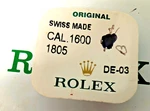 Original Rolex Cal. 1600 1805 Barrel Complete Genuine New/sealed. Fixed Price $125.00.