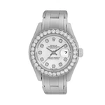 Rolex 18K White Gold Lady Factory Diamond Masterpiece 80299 Box Warranty Minty. Fixed Price $21990.00.