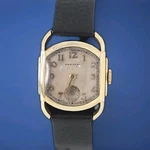 Vintage Hamilton Bagley WATCH-987A 17 Jewels Runs 10K Gold Filled Leather Band. Fixed Price $247.00.