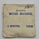 Vintage Genuine Wyler Watch Crystal 1023H Nos. Fixed Price $12.71.