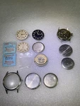Military Watch Parts Lot Wwii Bulova Waltham Elgin Case Dials Hands + More. Fixed Price $325.00.