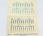 Vintage Blue Leaf Watch Hands To Fit 11 1/4 13 Ligne Size 12 Pairs Hour/min. Fixed Price $19.47.