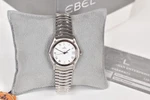 Ebel Classic Ladies Quartz Watch 9087121/0228P White Roman Dial, Date, Stainless. Fixed Price $1762.14.