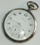 Antique Lip Courant Solid Silver Gents Swiss Pocket Watch C1920 For Repairs. Fixed Price $92.85.
