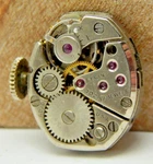 Vintage Elgin 702 17 Jewel Adj Ladies Wrist Watch Movement With Dial & Hands. Fixed Price $29.00.