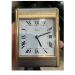 Cartier Tank Desk Clock 7505 Swiss Quartz Two-tone Gold Steel Vintage. Fixed Price $750.00.