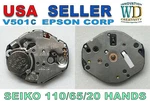 Genuine New Seiko Epson V501C Watch 3 Hands Style Movement Japan Crown Stem. Fixed Price $35.00.
