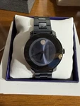 Movado Bold Swiss Analog Black Dial Stainless Steel Bracelet Watch W/box. Fixed Price $259.99.