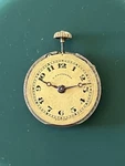 Running Double Stamped Lecoultre & Blancpain 9.5 Ligne Watch Movement 15J. Fixed Price $112.00.