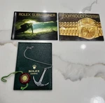 Authentic Rolex Submariner Sea Dweller Booklets + Anchor Set 16610 16613 16600. Fixed Price $199.00.