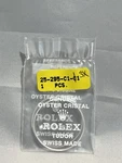 Rolex Genuine 25-295-C1 Sapphire Crystal With Gasket, Factory Sealed. Fixed Price $450.00.