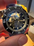 Zodiac Super Seawolf Compression Diver Skeleton Watch Nib - Never Worn ZO9319. Fixed Price $1200.00.