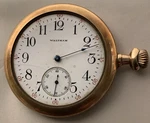 Vintage Waltham Gold Plated Mechanical Pocket Watch #21035829 Parts Or Repair. Fixed Price $89.99.