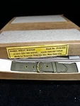 Vintage 40S WW2 Watch Band Us Military Issue Nos 16MM 5/8" Gold Buckle B1FG. Fixed Price $17.95.