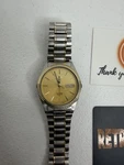 Vintage Seiko Day &date Gold Dial Watch Cleaned Battery Replaced 5C23-7009. Fixed Price $162.87.