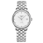 Longines Women's 'flagship' Silver Dial Diamond Markers Automatic L4.774.4.27.6. Fixed Price $1175.00.