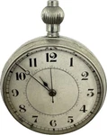 Antique Wittnauer 7 Jewel Basic Chronograph Open Face Pocket Watch Nickel. Fixed Price $214.70.