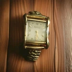 1949S Benrus Swiss 17J Deco 10K Rolled Gold Wristwatch Works. Fixed Price $125.00.