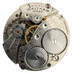 Antique 0S 1908 Waltham 1900 7J Mechanical Openface Pocketwatch Movement No. 110. Fixed Price $39.55.