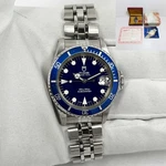 1998 Tudor Submariner 75190 36MM Blue Dial Steel Box Papers B-serial. Fixed Price $4500.00.