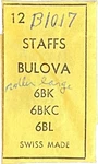 Bulova Staff 6BKC 6BL Watch Part, Swiss Made. Fixed Price $8.99.