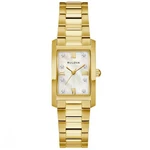 Bulova 97P181 Ladies Mop Diamond Dial Gold Stainless Classic Tank Watch $495. Fixed Price $189.95.