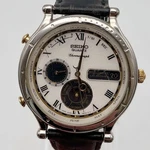 Seiko 6M23-8000 Chronograph Vintage Mens Wrist 17.0CM. Fixed Price $737.24.