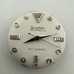 Bulova Automatic Dial Diamonds Cal. 10BPAC 23J Watch Movement - Works. Fixed Price $195.00.