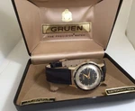Vintage Gruen Precision Very THIN,CAL.460 SS,17J, Auto.bumper, CA.1940S,WORKING.. Fixed Price $350.00.